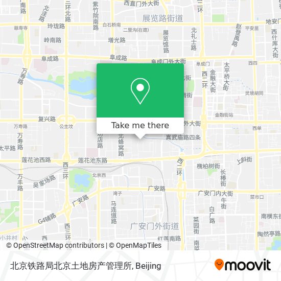 北京铁路局北京土地房产管理所 map