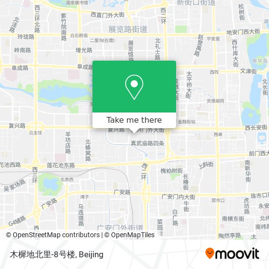 木樨地北里-8号楼 map