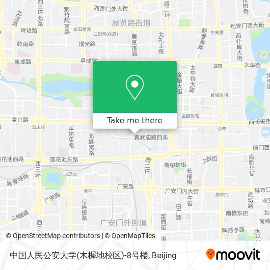 中国人民公安大学(木樨地校区)-8号楼 map