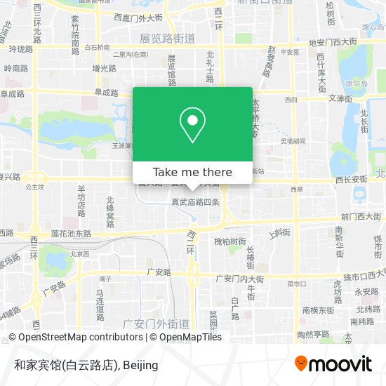和家宾馆(白云路店) map