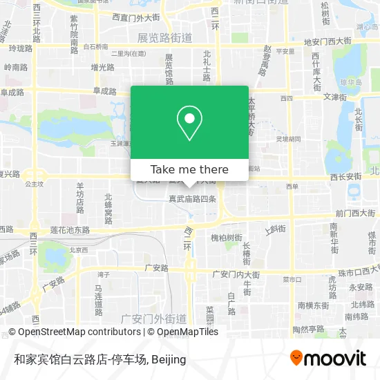 和家宾馆白云路店-停车场 map
