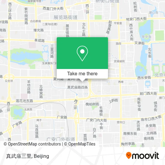 真武庙三里 map