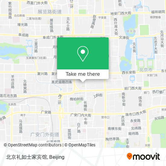 北京礼如士家宾馆 map