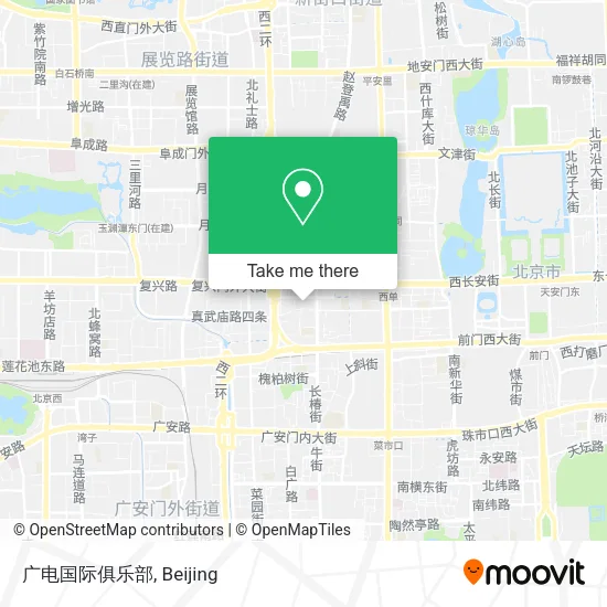 广电国际俱乐部 map