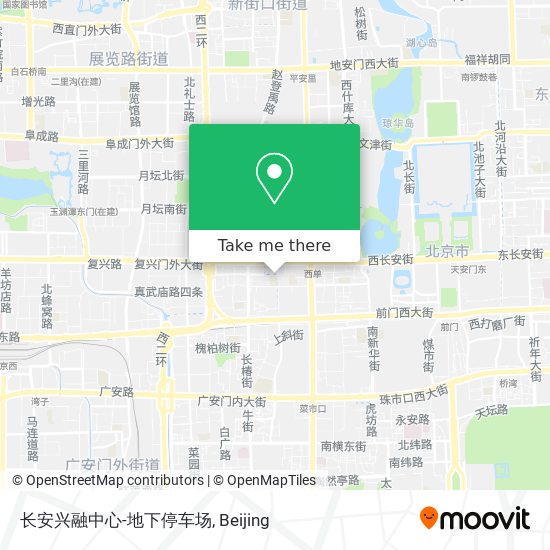 长安兴融中心-地下停车场 map