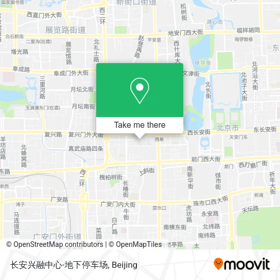 长安兴融中心-地下停车场 map
