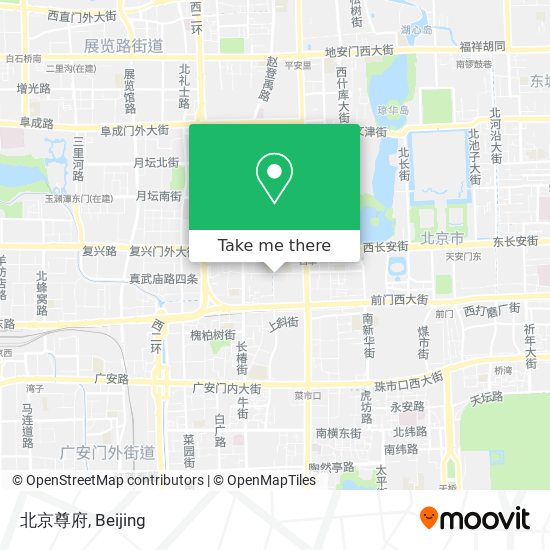 北京尊府 map