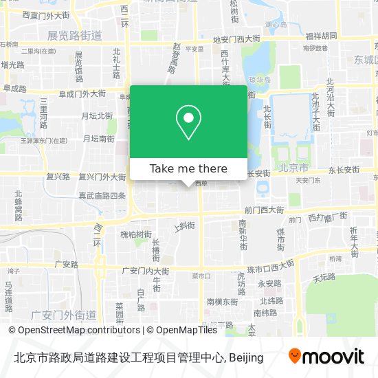北京市路政局道路建设工程项目管理中心 map