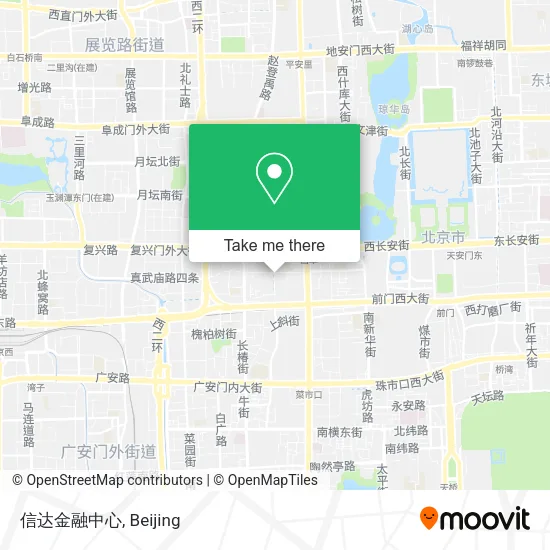 信达金融中心 map