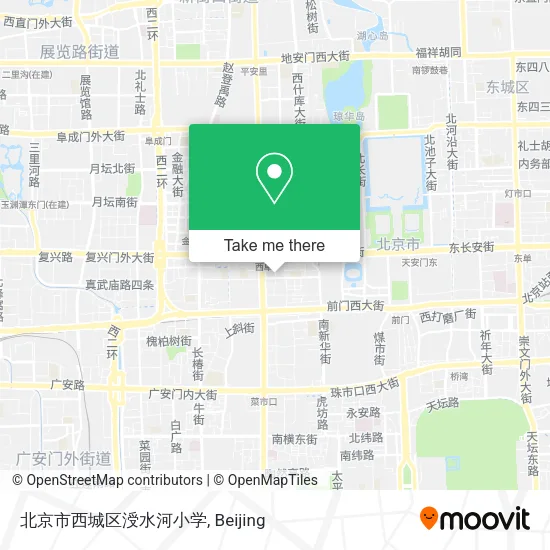 北京市西城区涭水河小学 map