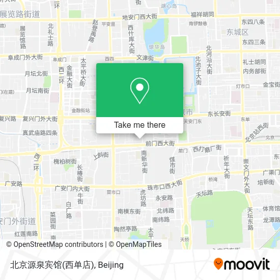 北京源泉宾馆(西单店) map