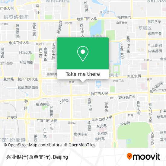 兴业银行(西单支行) map
