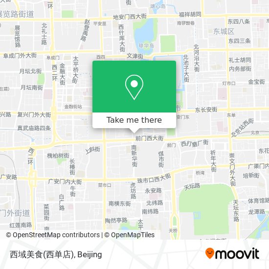 西域美食(西单店) map