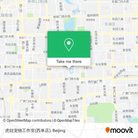 虎妞宠物工作室(西单店) map