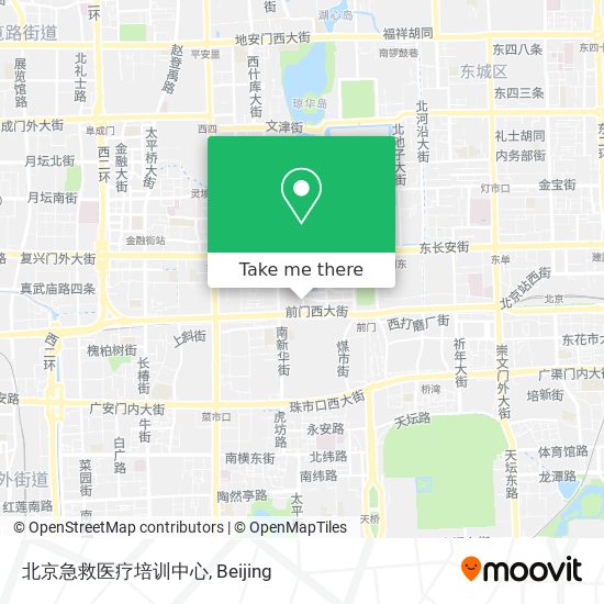 北京急救医疗培训中心 map