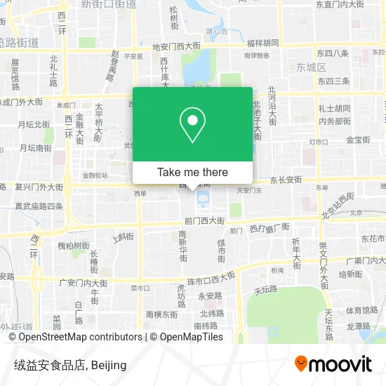 绒益安食品店 map