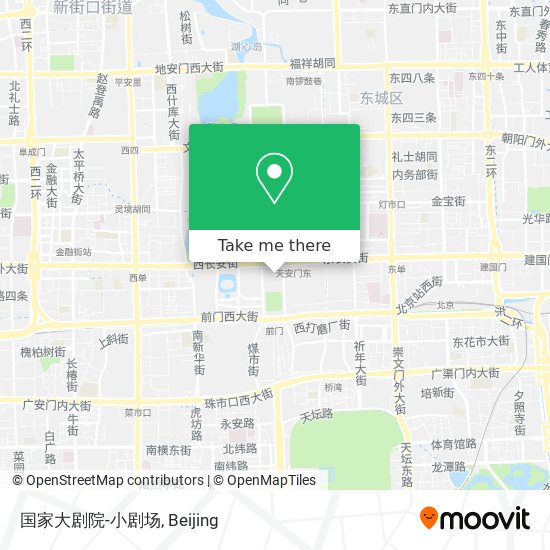 国家大剧院-小剧场 map