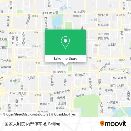 国家大剧院-内部停车场 map