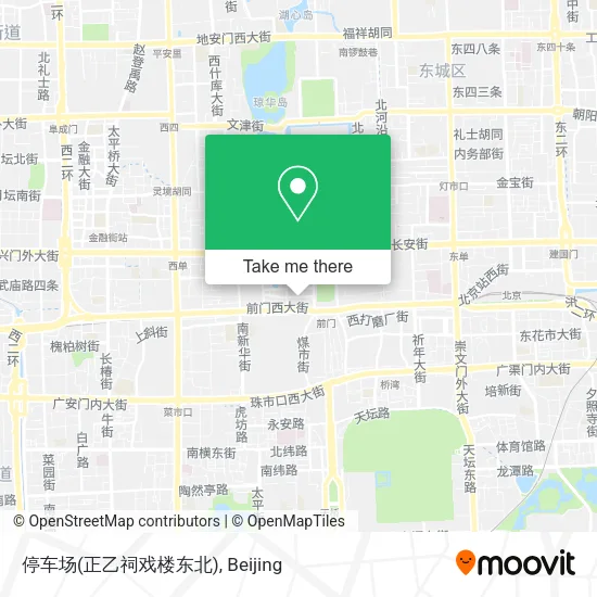 停车场(正乙祠戏楼东北) map