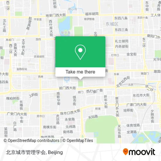 北京城市管理学会 map