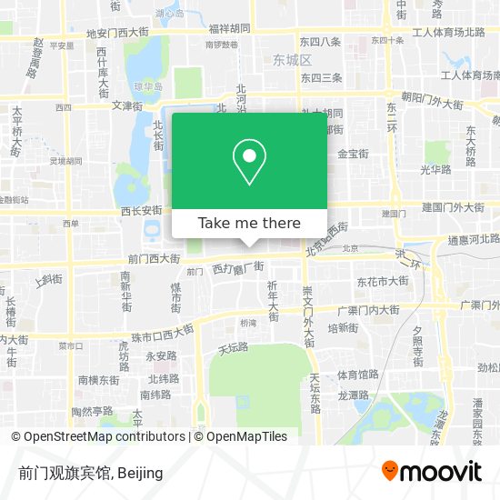 前门观旗宾馆 map