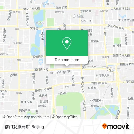 前门观旗宾馆 map