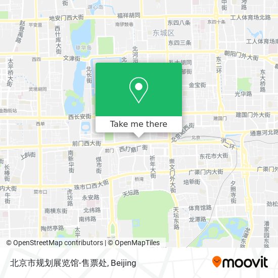 北京市规划展览馆-售票处 map