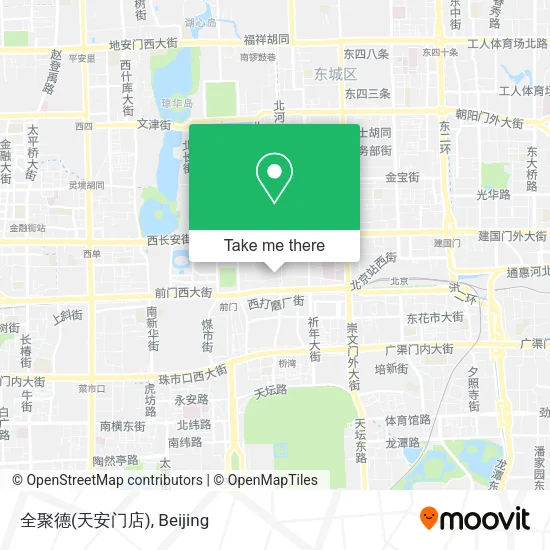 全聚德(天安门店) map