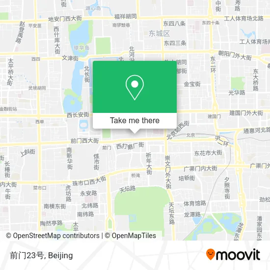 前门23号 map