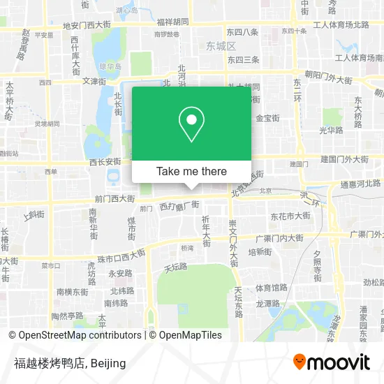福越楼烤鸭店 map
