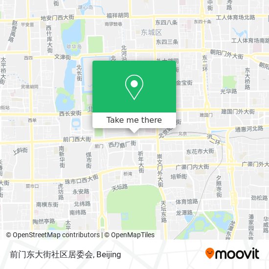 前门东大街社区居委会 map