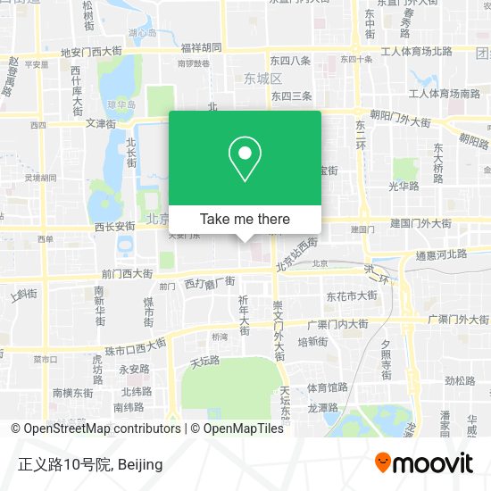 正义路10号院 map
