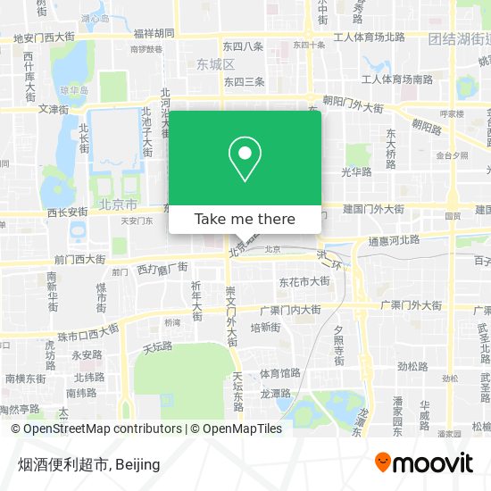 烟酒便利超市 map