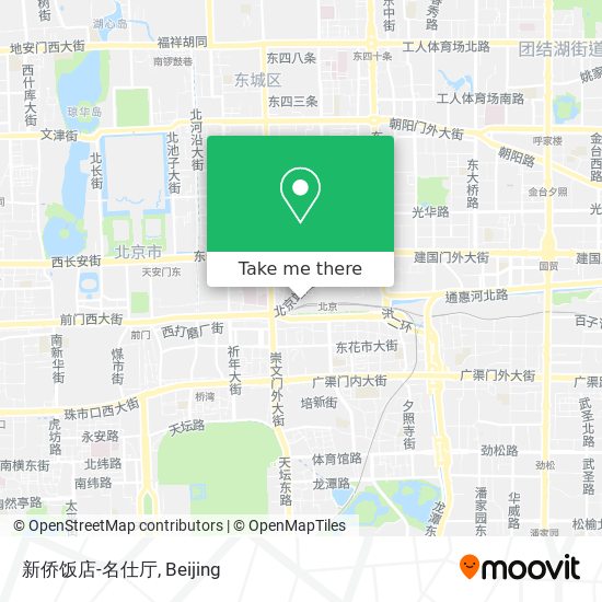 新侨饭店-名仕厅 map