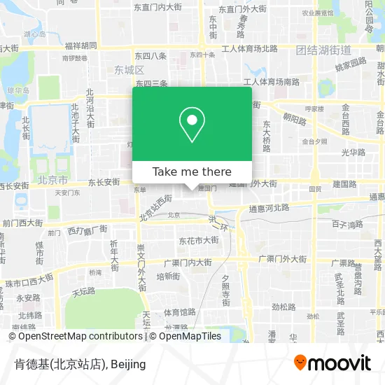 肯德基(北京站店) map