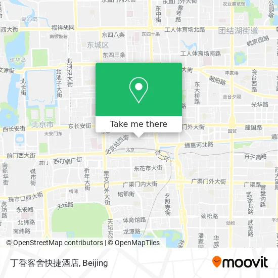 丁香客舍快捷酒店 map