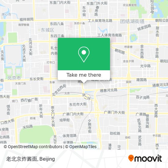 老北京炸酱面 map