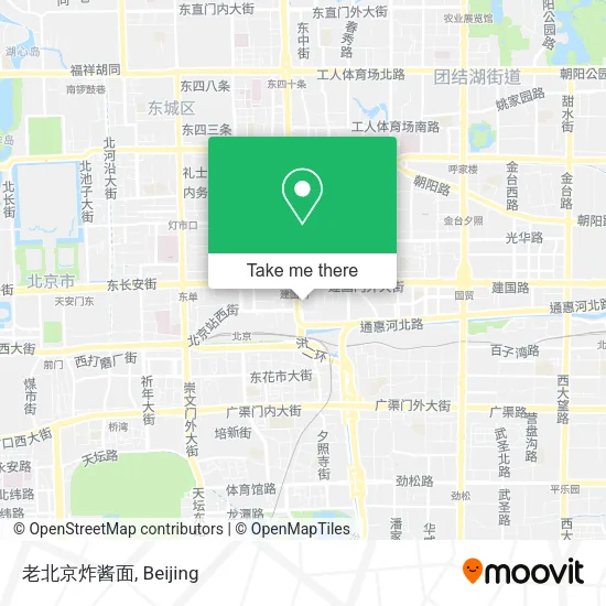 老北京炸酱面 map