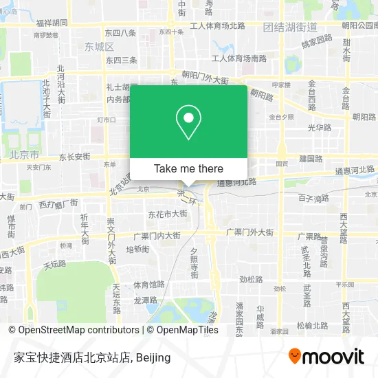 家宝快捷酒店北京站店 map
