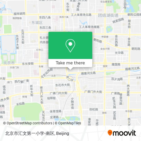 北京市汇文第一小学-南区 map