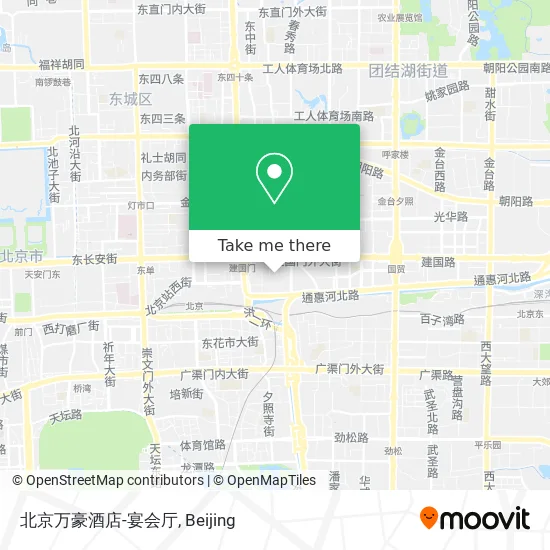 北京万豪酒店-宴会厅 map