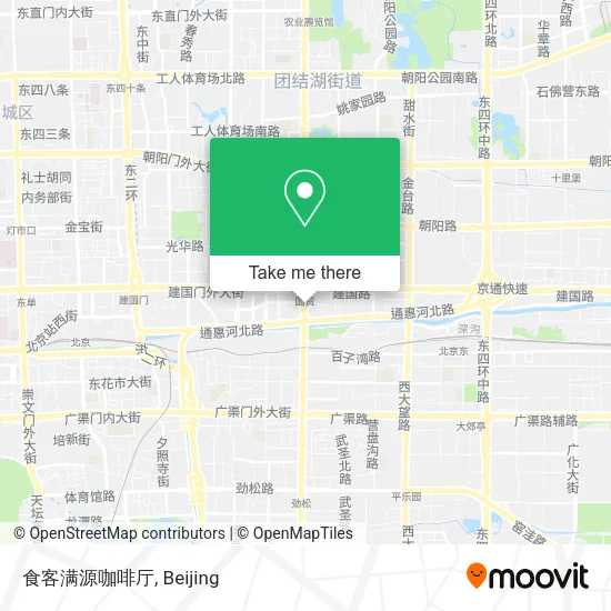 食客满源咖啡厅 map