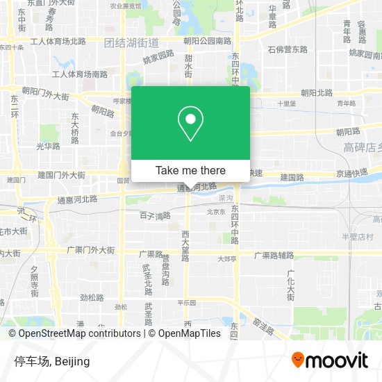 停车场 map