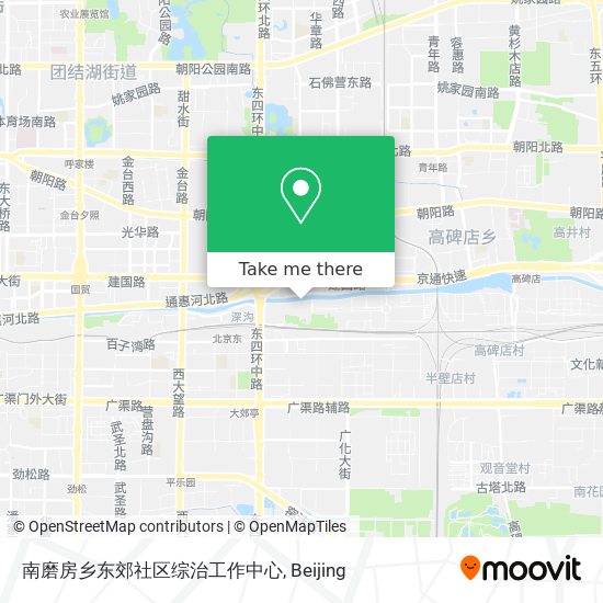 南磨房乡东郊社区综治工作中心 map