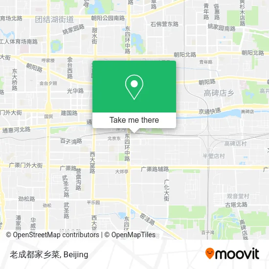 老成都家乡菜 map