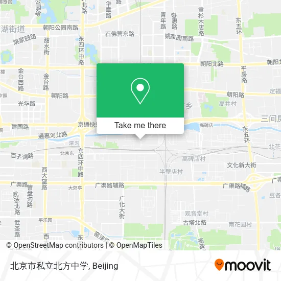 北京市私立北方中学 map