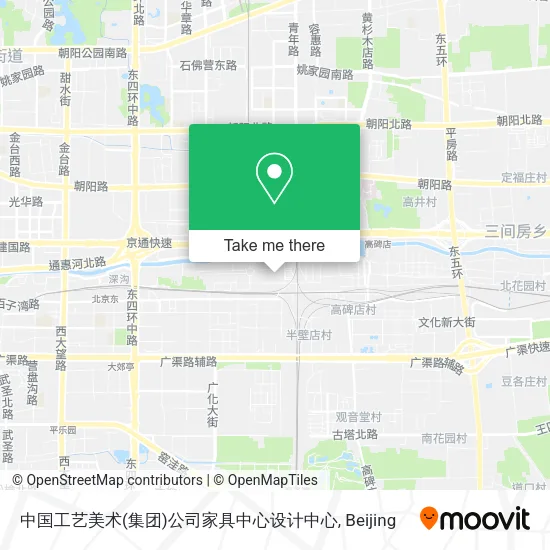 中国工艺美术(集团)公司家具中心设计中心 map