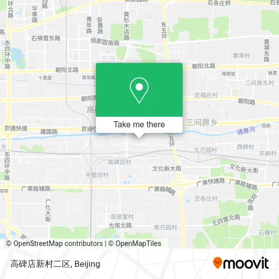 高碑店新村二区 map