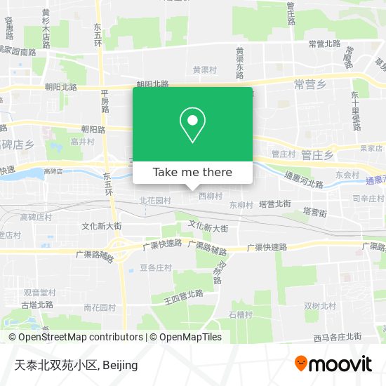 天泰北双苑小区 map