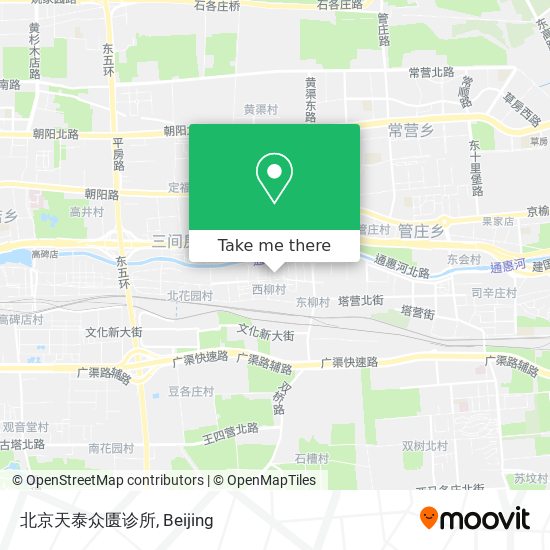 北京天泰众匮诊所 map